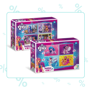 Набір пазлів 4в1 Dodo My Little Pony